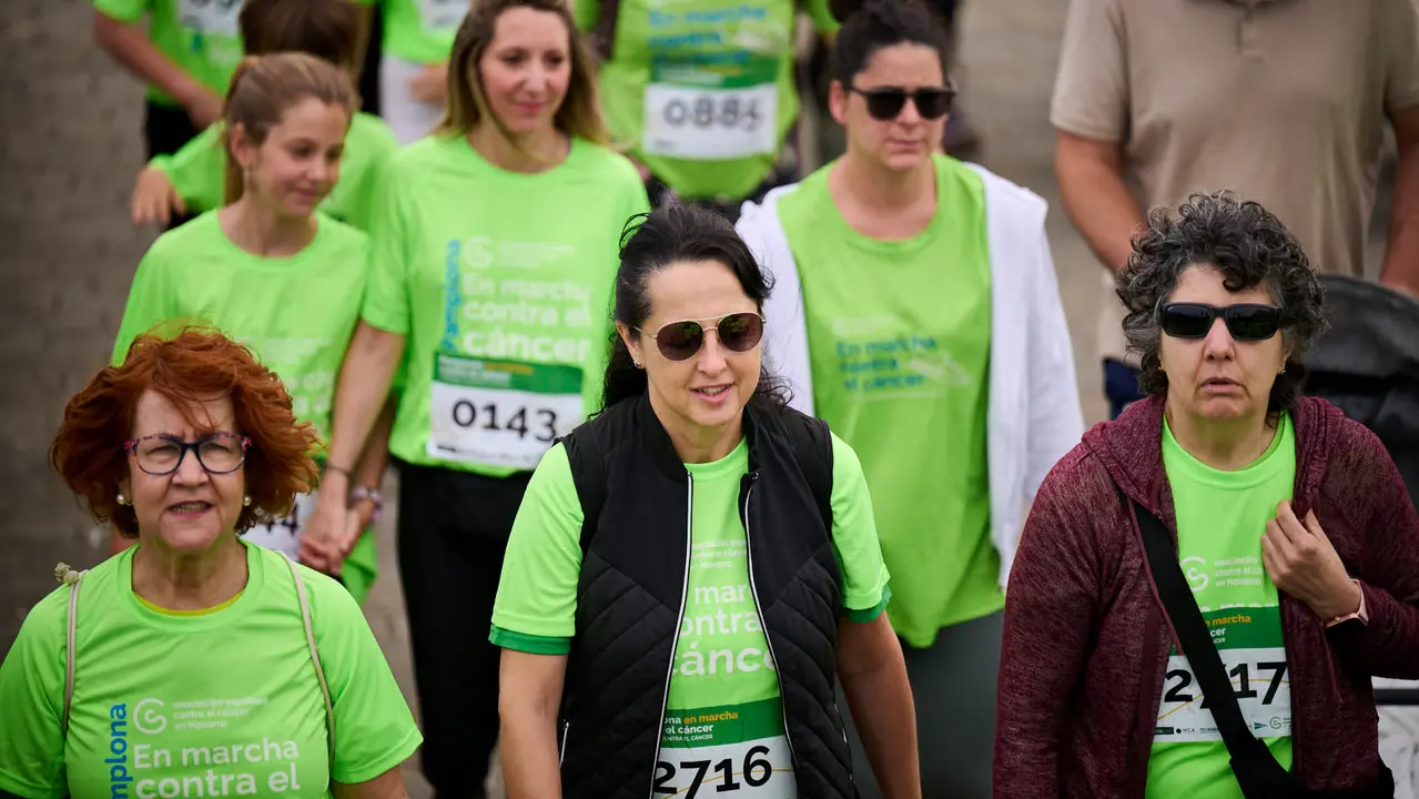 XI Marcha Contra el Cáncer 2025 en Pamplona. PABLO LASAOSA