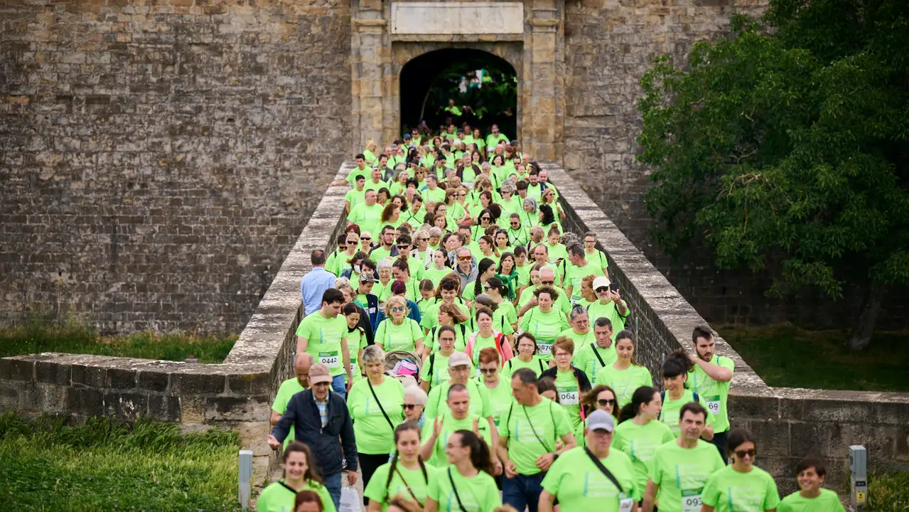 XI Marcha Contra el Cáncer 2025 en Pamplona. PABLO LASAOSA