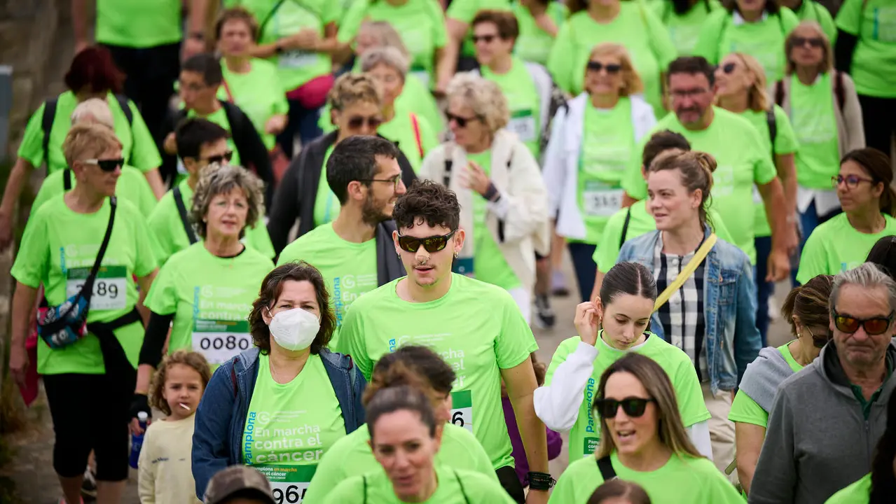 XI Marcha Contra el Cáncer 2025 en Pamplona. PABLO LASAOSA