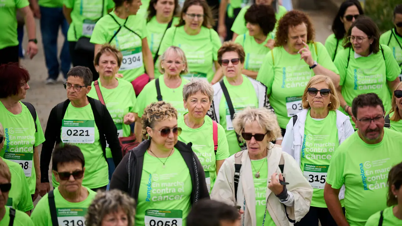 XI Marcha Contra el Cáncer 2025 en Pamplona. PABLO LASAOSA