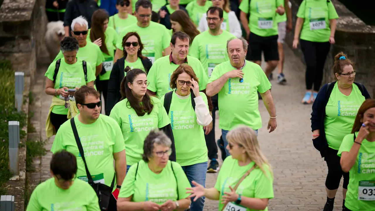 XI Marcha Contra el Cáncer 2025 en Pamplona. PABLO LASAOSA