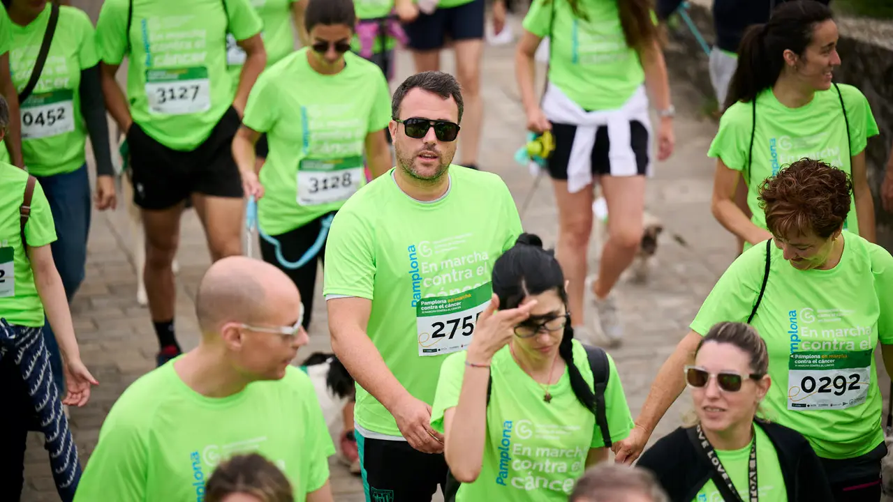 XI Marcha Contra el Cáncer 2025 en Pamplona. PABLO LASAOSA