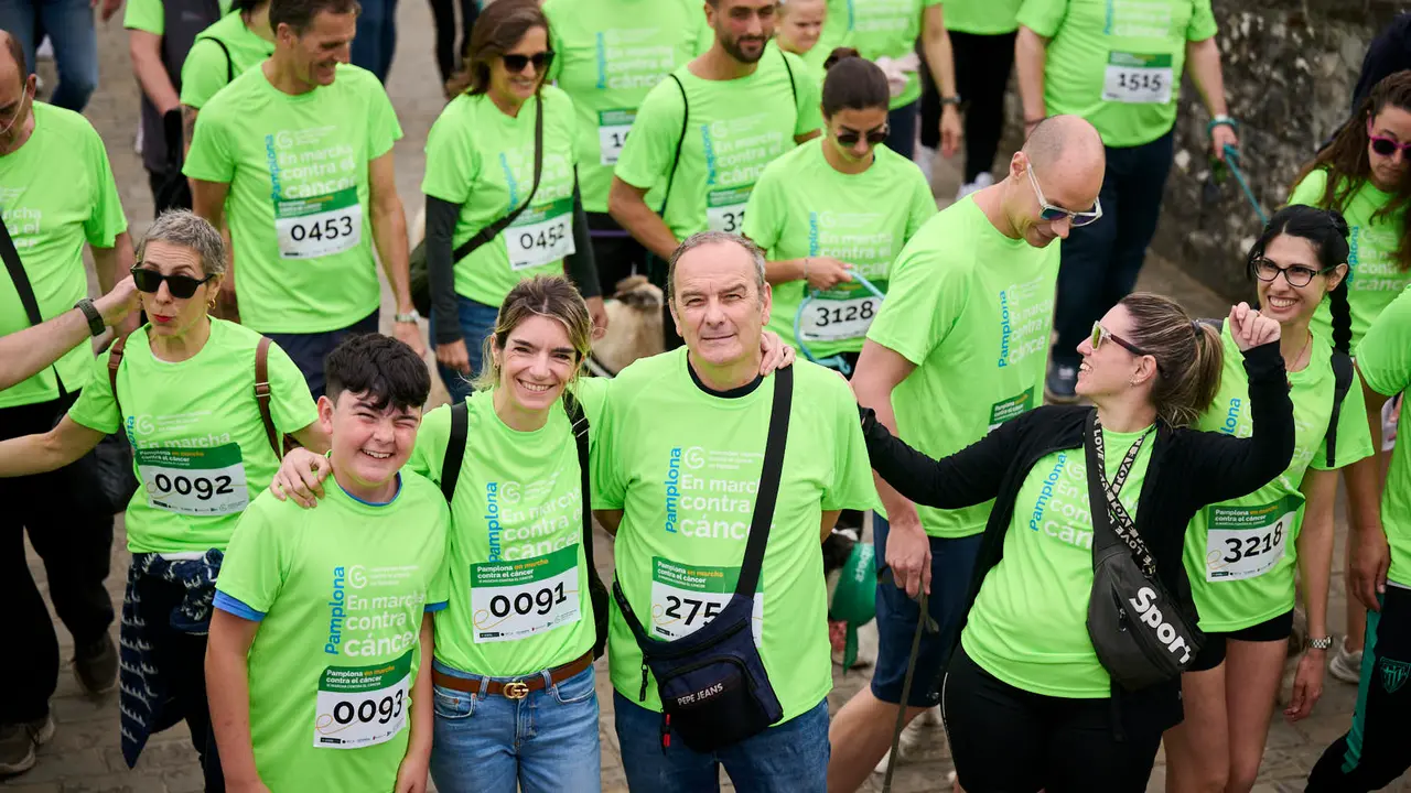 XI Marcha Contra el Cáncer 2025 en Pamplona. PABLO LASAOSA