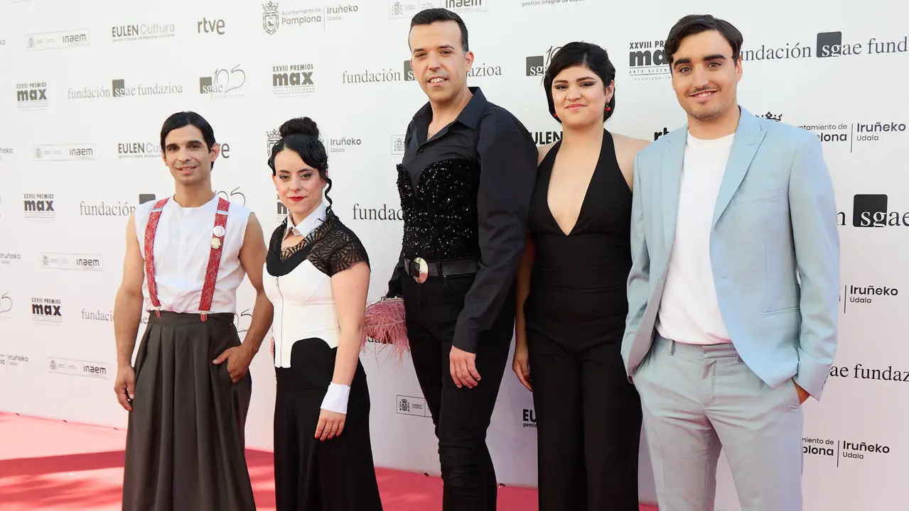 Alfombra roja y photocall de la XXVIII edición de los Premios Max de las Artes Escénicas que este año se ha celebrado en el Teatro Gayarre de Pamplona. IÑIGO ALZUGARAY