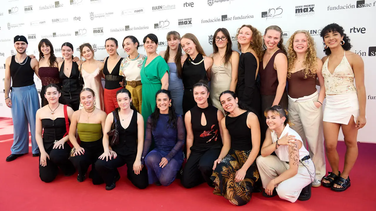 Alfombra roja y photocall de la XXVIII edición de los Premios Max de las Artes Escénicas que este año se ha celebrado en el Teatro Gayarre de Pamplona. IÑIGO ALZUGARAY