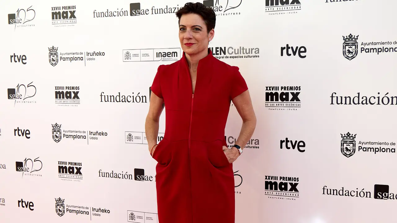 Alfombra roja y photocall de la XXVIII edición de los Premios Max de las Artes Escénicas que este año se ha celebrado en el Teatro Gayarre de Pamplona. IÑIGO ALZUGARAY