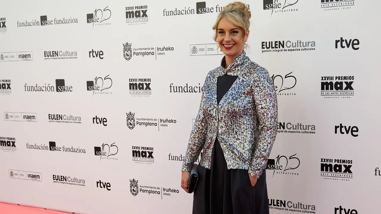 Alfombra roja y photocall de la XXVIII edición de los Premios Max de las Artes Escénicas que este año se ha celebrado en el Teatro Gayarre de Pamplona. IÑIGO ALZUGARAY