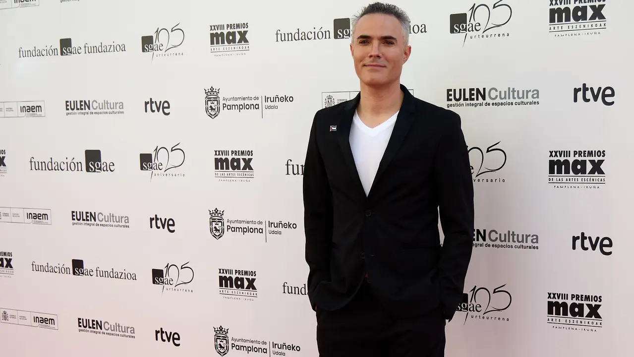Alfombra roja y photocall de la XXVIII edición de los Premios Max de las Artes Escénicas que este año se ha celebrado en el Teatro Gayarre de Pamplona. IÑIGO ALZUGARAY