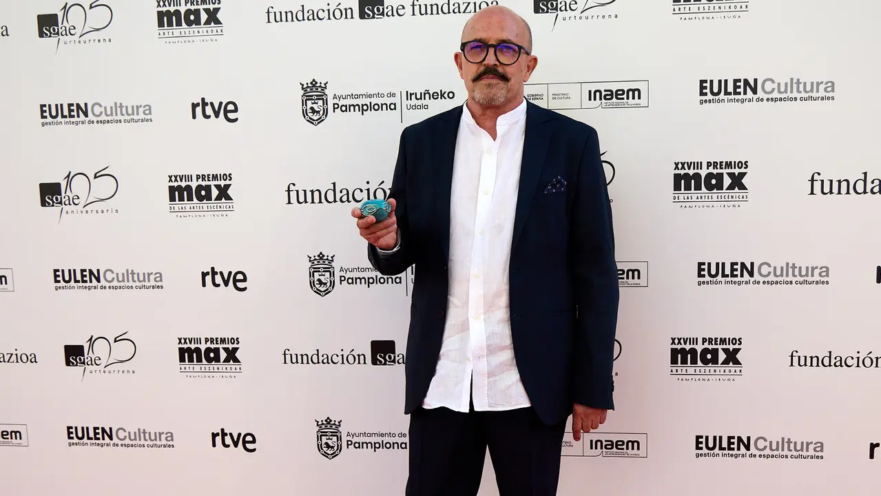 Alfombra roja y photocall de la XXVIII edición de los Premios Max de las Artes Escénicas que este año se ha celebrado en el Teatro Gayarre de Pamplona. IÑIGO ALZUGARAY