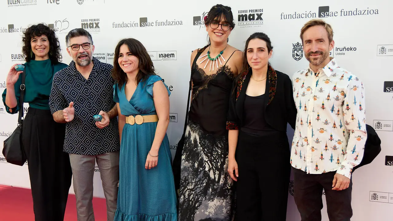 Alfombra roja y photocall de la XXVIII edición de los Premios Max de las Artes Escénicas que este año se ha celebrado en el Teatro Gayarre de Pamplona. IÑIGO ALZUGARAY