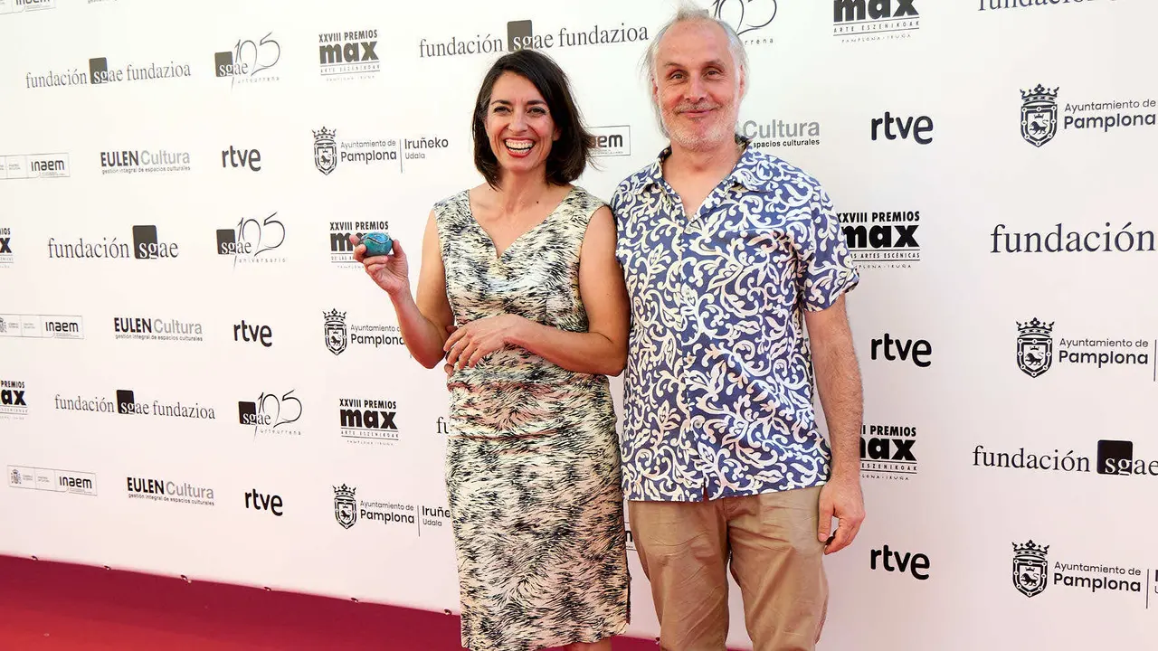 Alfombra roja y photocall de la XXVIII edición de los Premios Max de las Artes Escénicas que este año se ha celebrado en el Teatro Gayarre de Pamplona. IÑIGO ALZUGARAY