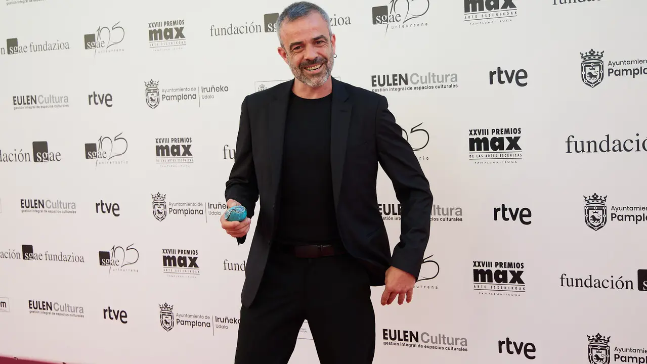 Alfombra roja y photocall de la XXVIII edición de los Premios Max de las Artes Escénicas que este año se ha celebrado en el Teatro Gayarre de Pamplona. IÑIGO ALZUGARAY