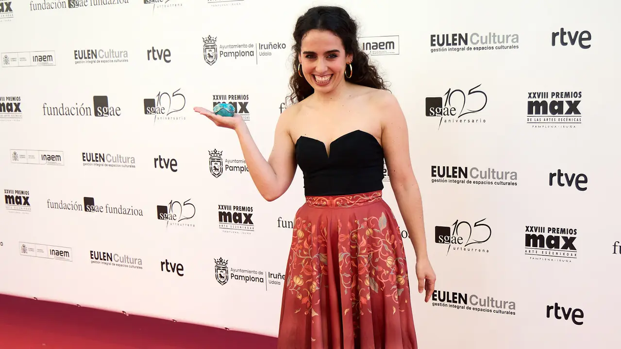 Alfombra roja y photocall de la XXVIII edición de los Premios Max de las Artes Escénicas que este año se ha celebrado en el Teatro Gayarre de Pamplona. IÑIGO ALZUGARAY