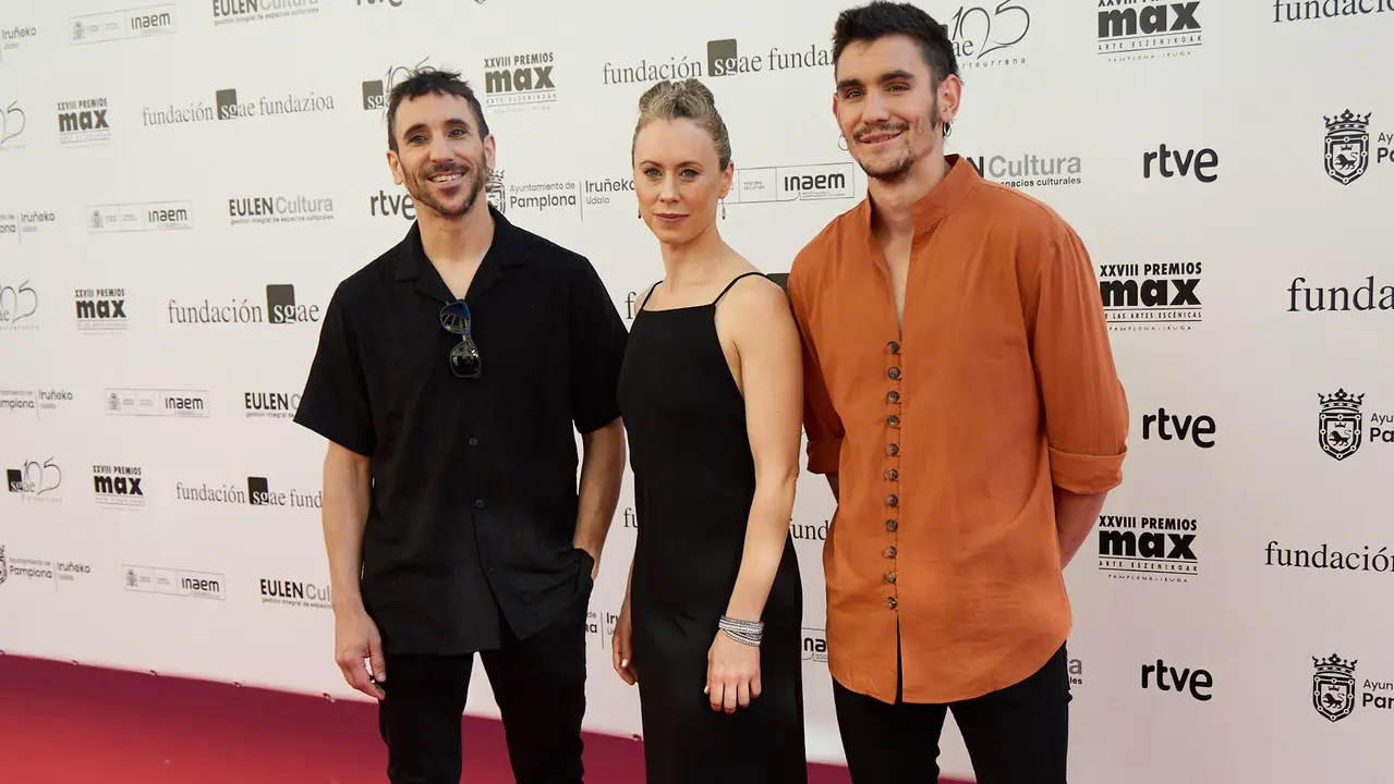 Alfombra roja y photocall de la XXVIII edición de los Premios Max de las Artes Escénicas que este año se ha celebrado en el Teatro Gayarre de Pamplona. IÑIGO ALZUGARAY