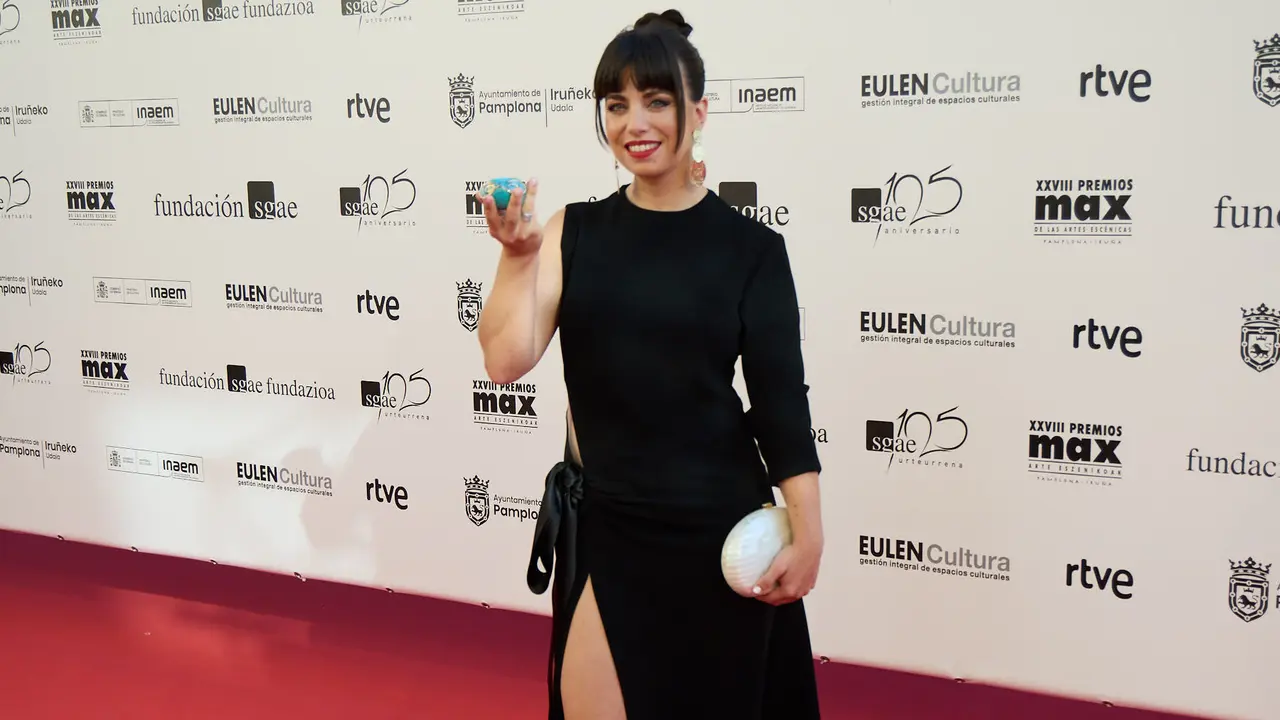 Alfombra roja y photocall de la XXVIII edición de los Premios Max de las Artes Escénicas que este año se ha celebrado en el Teatro Gayarre de Pamplona. IÑIGO ALZUGARAY