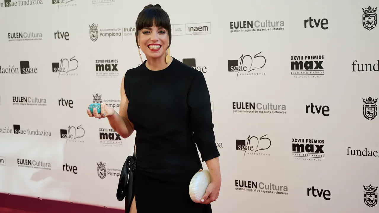 Alfombra roja y photocall de la XXVIII edición de los Premios Max de las Artes Escénicas que este año se ha celebrado en el Teatro Gayarre de Pamplona. IÑIGO ALZUGARAY