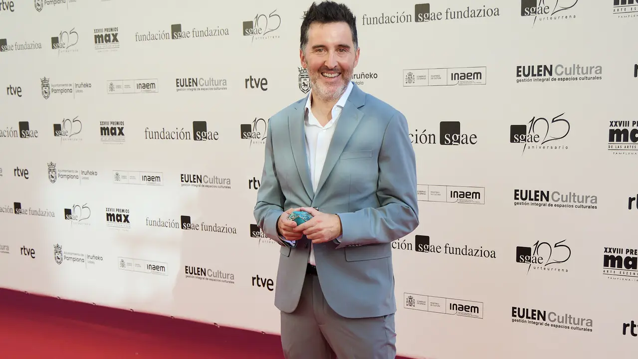 Alfombra roja y photocall de la XXVIII edición de los Premios Max de las Artes Escénicas que este año se ha celebrado en el Teatro Gayarre de Pamplona. IÑIGO ALZUGARAY