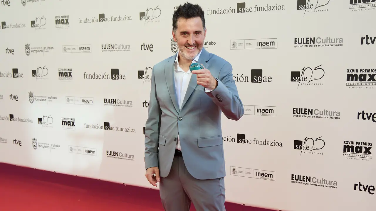 Alfombra roja y photocall de la XXVIII edición de los Premios Max de las Artes Escénicas que este año se ha celebrado en el Teatro Gayarre de Pamplona. IÑIGO ALZUGARAY
