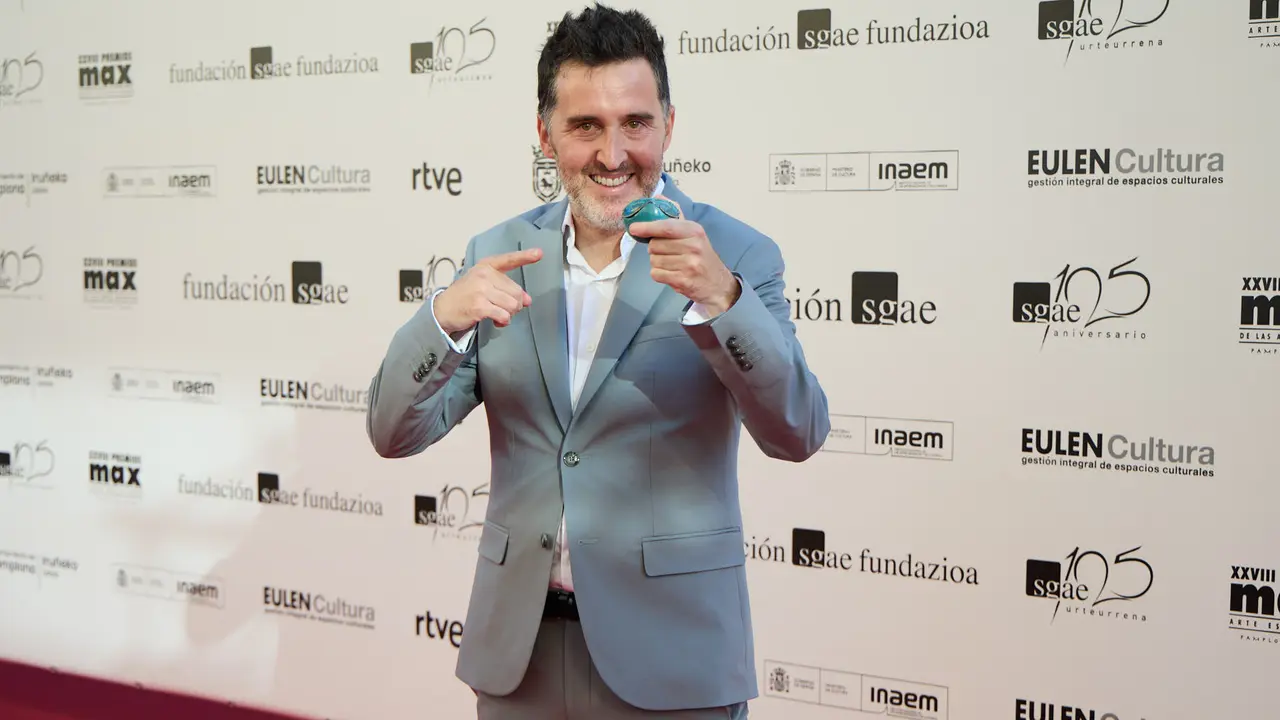 Alfombra roja y photocall de la XXVIII edición de los Premios Max de las Artes Escénicas que este año se ha celebrado en el Teatro Gayarre de Pamplona. IÑIGO ALZUGARAY