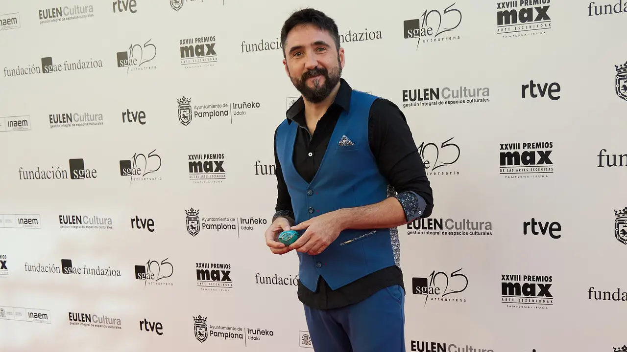 Alfombra roja y photocall de la XXVIII edición de los Premios Max de las Artes Escénicas que este año se ha celebrado en el Teatro Gayarre de Pamplona. IÑIGO ALZUGARAY