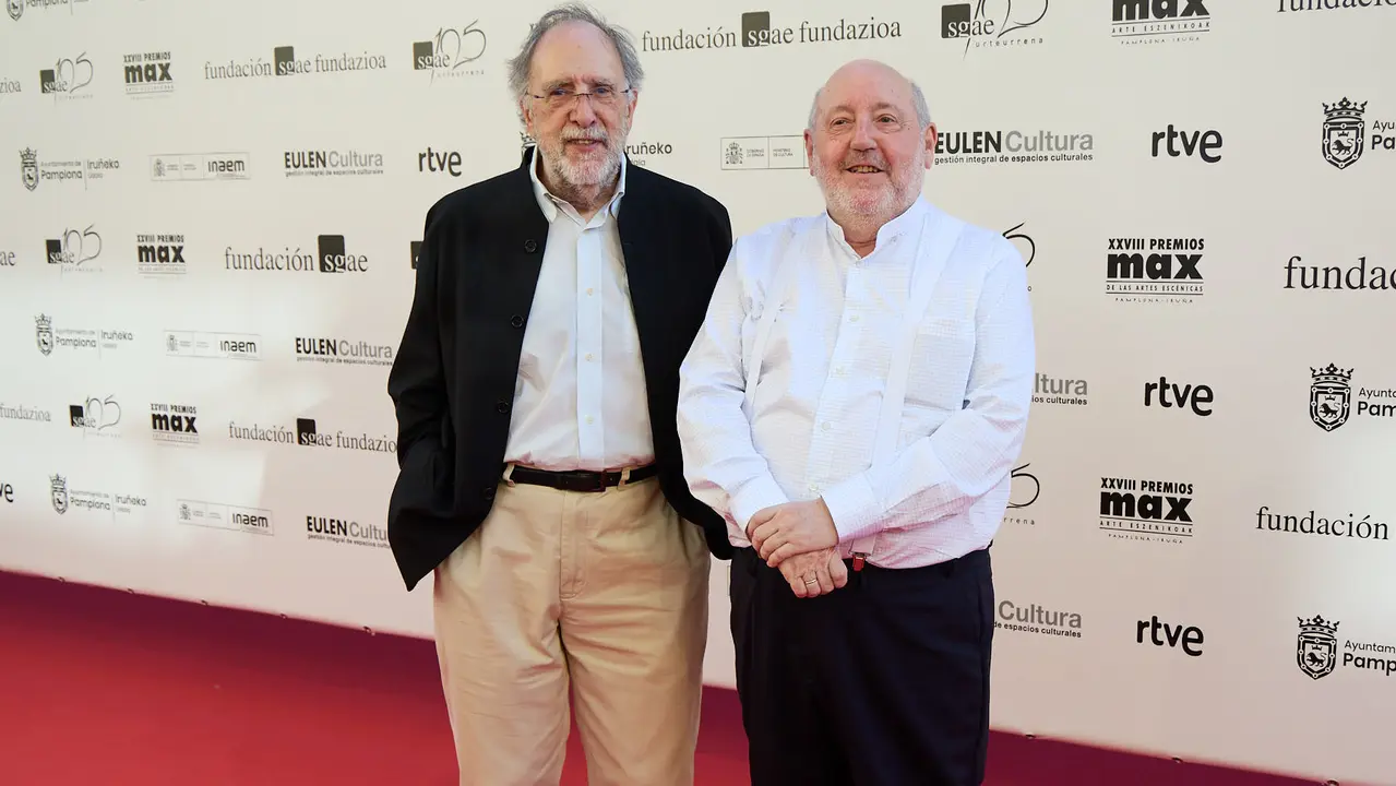 Alfombra roja y photocall de la XXVIII edición de los Premios Max de las Artes Escénicas que este año se ha celebrado en el Teatro Gayarre de Pamplona. IÑIGO ALZUGARAY