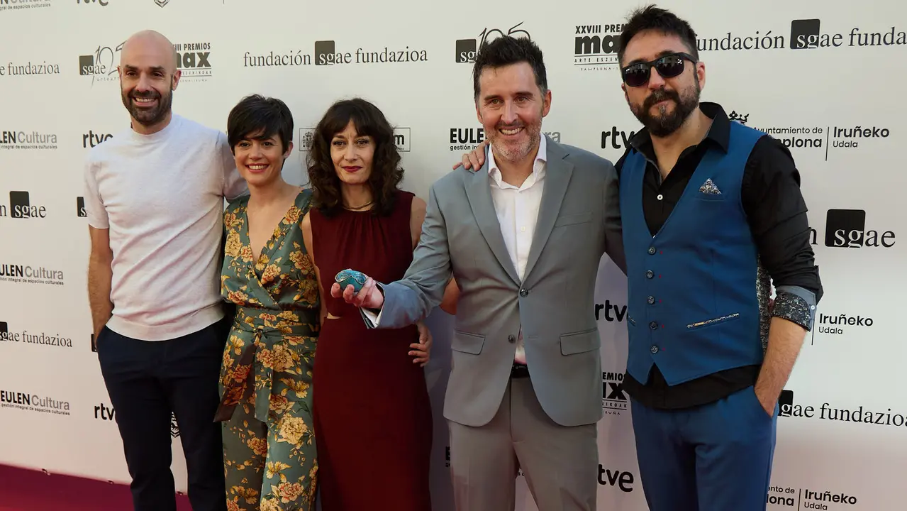 Alfombra roja y photocall de la XXVIII edición de los Premios Max de las Artes Escénicas que este año se ha celebrado en el Teatro Gayarre de Pamplona. IÑIGO ALZUGARAY