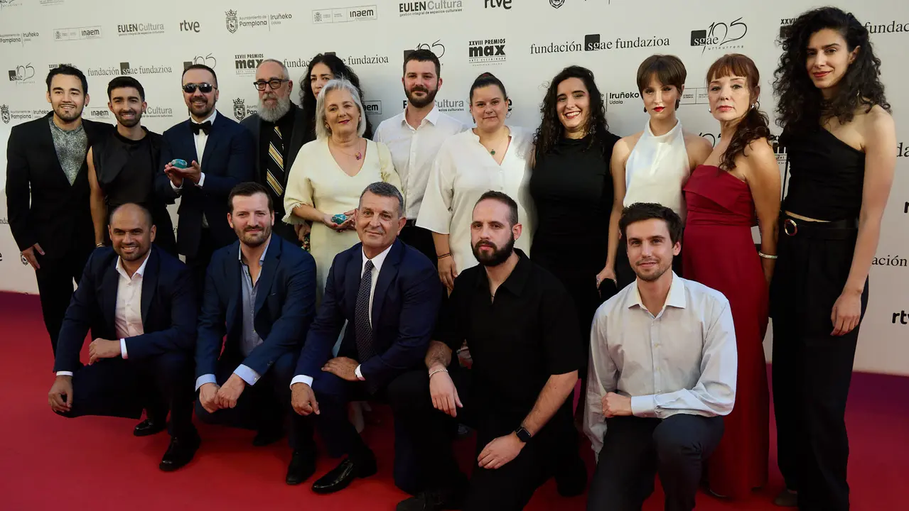 Alfombra roja y photocall de la XXVIII edición de los Premios Max de las Artes Escénicas que este año se ha celebrado en el Teatro Gayarre de Pamplona. IÑIGO ALZUGARAY