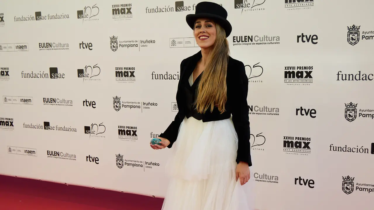 Alfombra roja y photocall de la XXVIII edición de los Premios Max de las Artes Escénicas que este año se ha celebrado en el Teatro Gayarre de Pamplona. IÑIGO ALZUGARAY