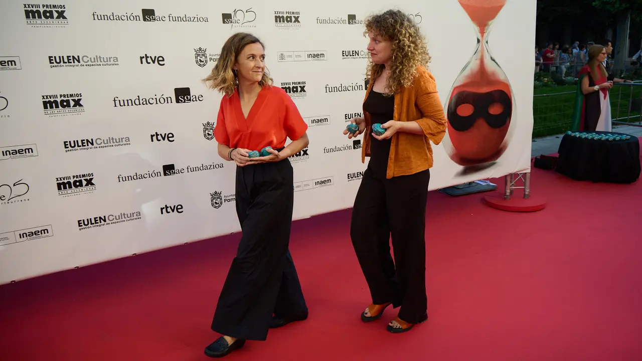 Alfombra roja y photocall de la XXVIII edición de los Premios Max de las Artes Escénicas que este año se ha celebrado en el Teatro Gayarre de Pamplona. IÑIGO ALZUGARAY