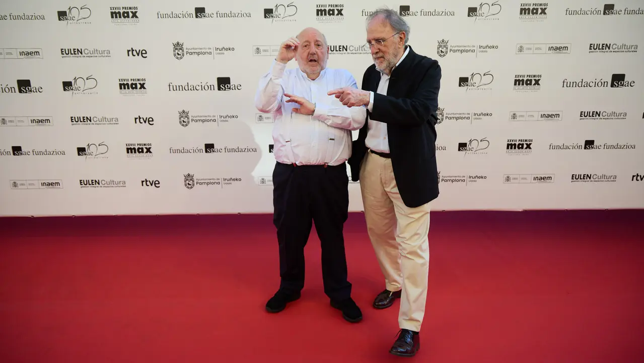 Alfombra roja y photocall de la XXVIII edición de los Premios Max de las Artes Escénicas que este año se ha celebrado en el Teatro Gayarre de Pamplona. IÑIGO ALZUGARAY