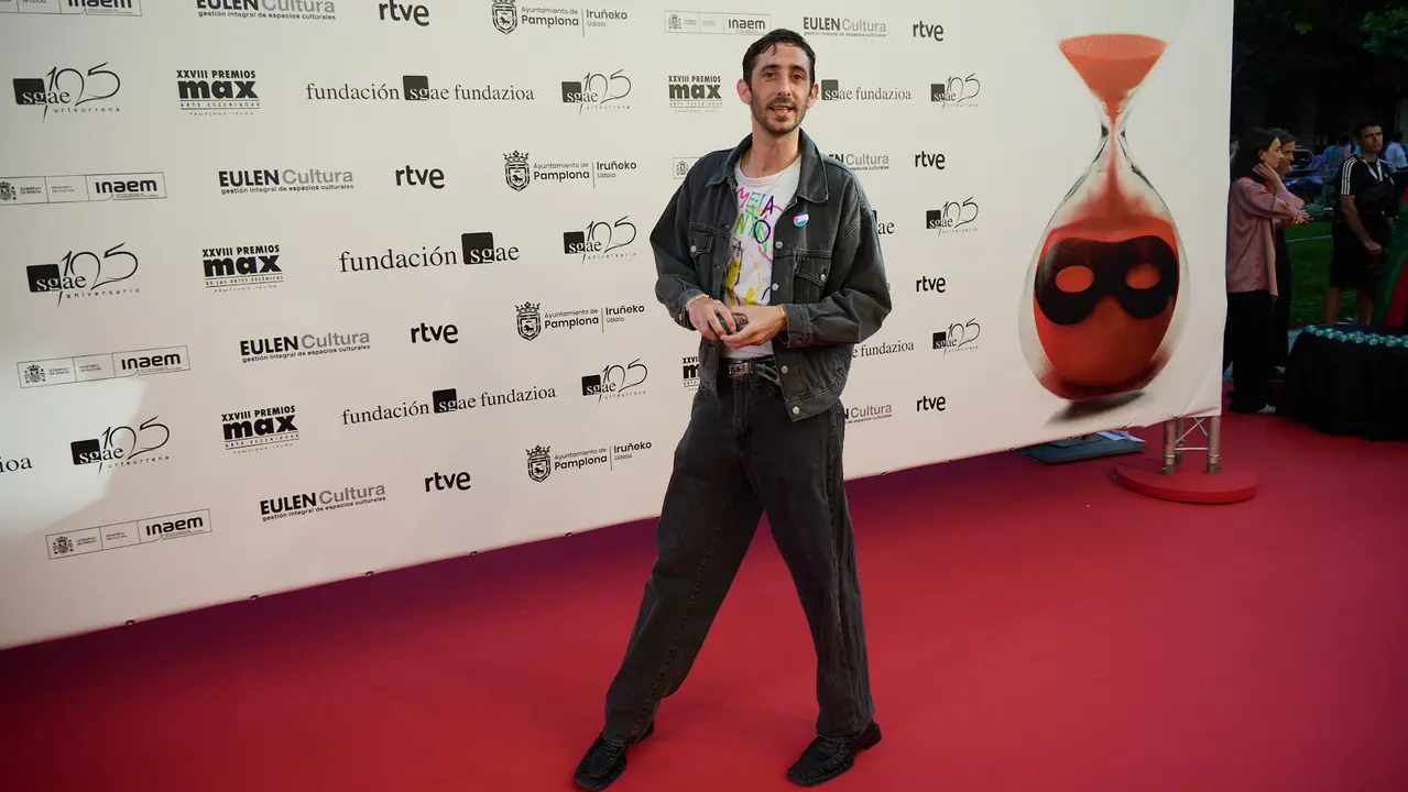 Alfombra roja y photocall de la XXVIII edición de los Premios Max de las Artes Escénicas que este año se ha celebrado en el Teatro Gayarre de Pamplona. IÑIGO ALZUGARAY
