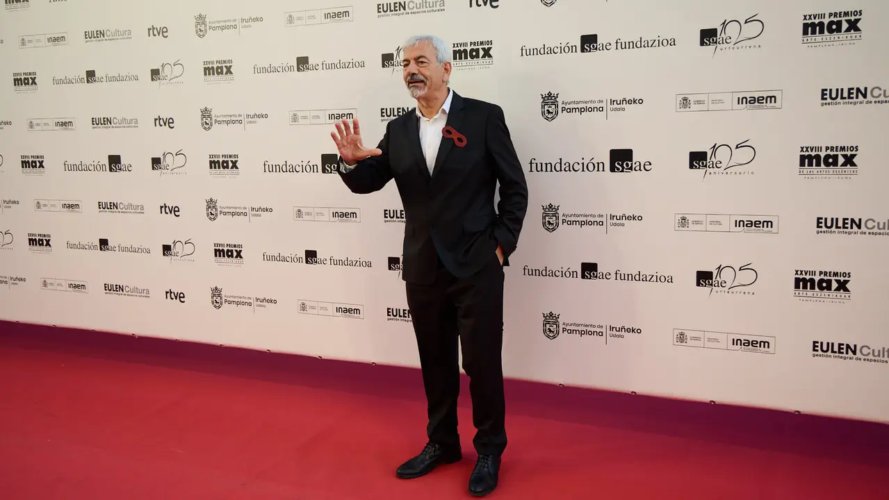 Alfombra roja y photocall de la XXVIII edición de los Premios Max de las Artes Escénicas que este año se ha celebrado en el Teatro Gayarre de Pamplona. IÑIGO ALZUGARAY