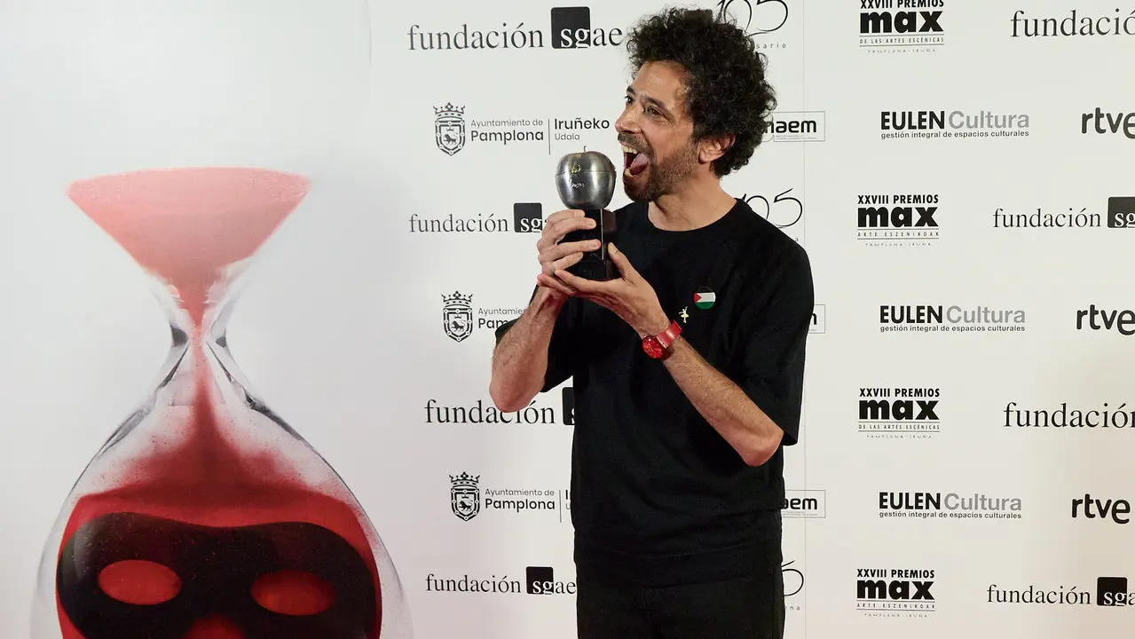 Premiados en la XXVIII edición de los Premios Max de las Artes Escénicas que este año se ha celebrado en el Teatro Gayarre de Pamplona. IÑIGO ALZUGARAY