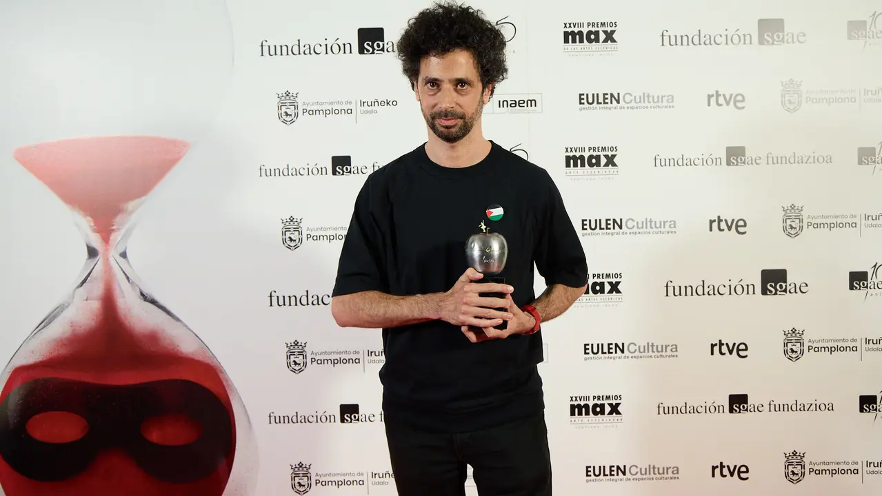 Premiados en la XXVIII edición de los Premios Max de las Artes Escénicas que este año se ha celebrado en el Teatro Gayarre de Pamplona. IÑIGO ALZUGARAY
