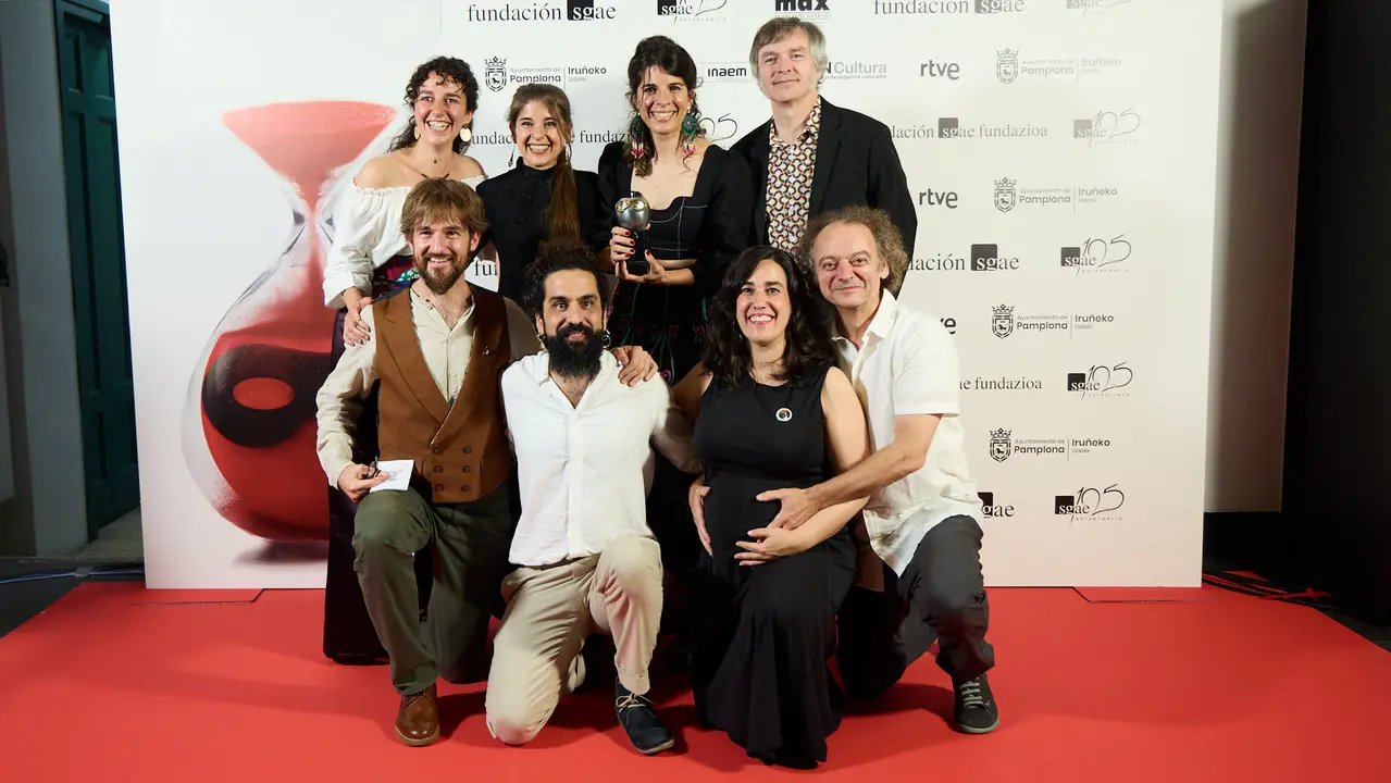 Premiados en la XXVIII edición de los Premios Max de las Artes Escénicas que este año se ha celebrado en el Teatro Gayarre de Pamplona. IÑIGO ALZUGARAY