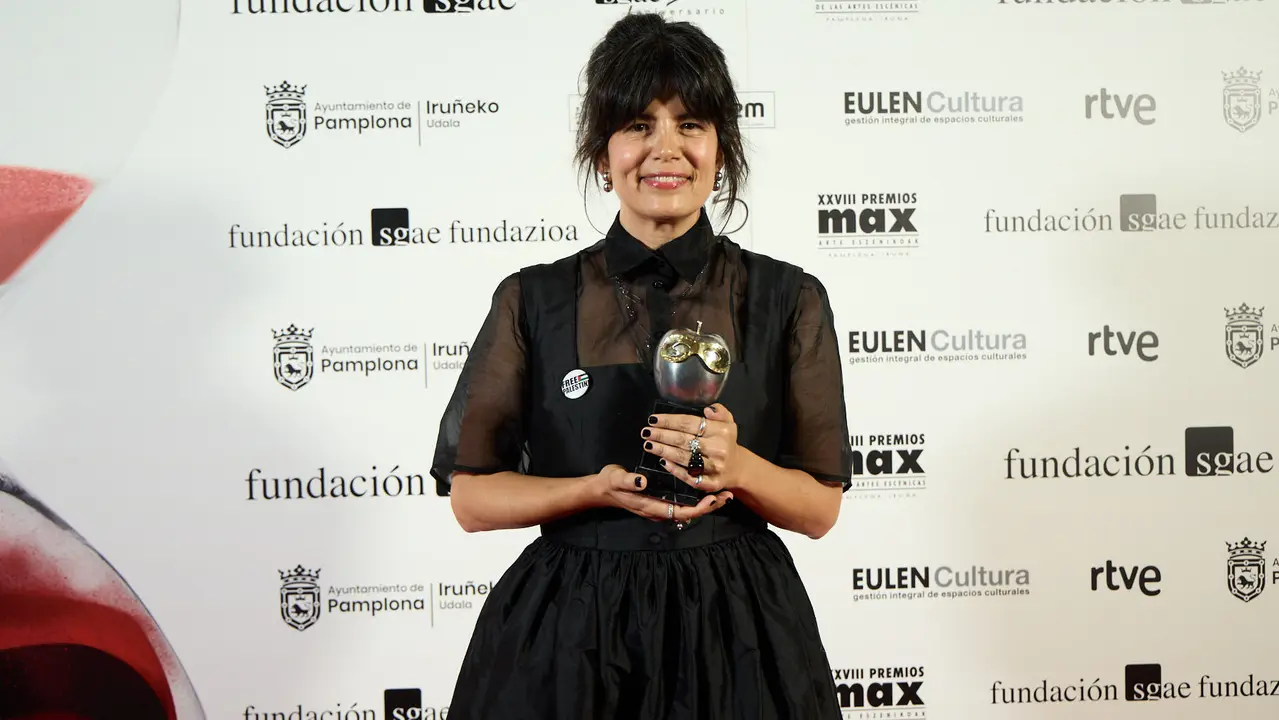 Premiados en la XXVIII edición de los Premios Max de las Artes Escénicas que este año se ha celebrado en el Teatro Gayarre de Pamplona. IÑIGO ALZUGARAY