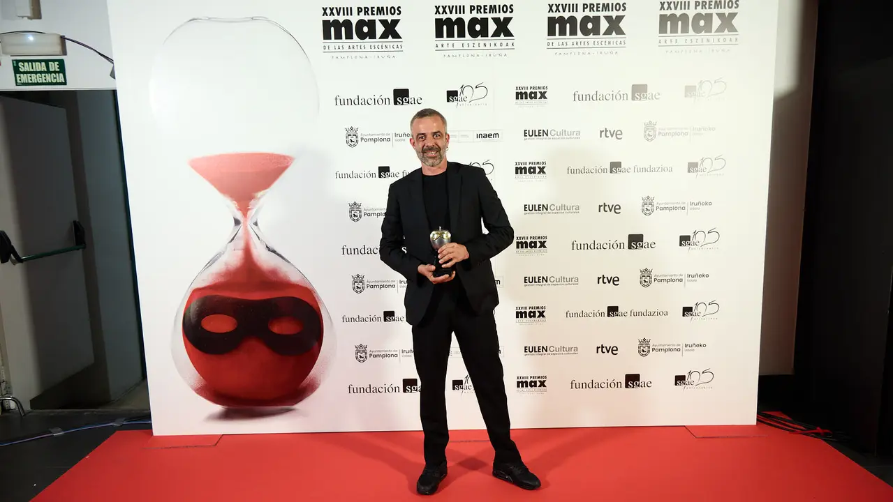 Premiados en la XXVIII edición de los Premios Max de las Artes Escénicas que este año se ha celebrado en el Teatro Gayarre de Pamplona. IÑIGO ALZUGARAY
