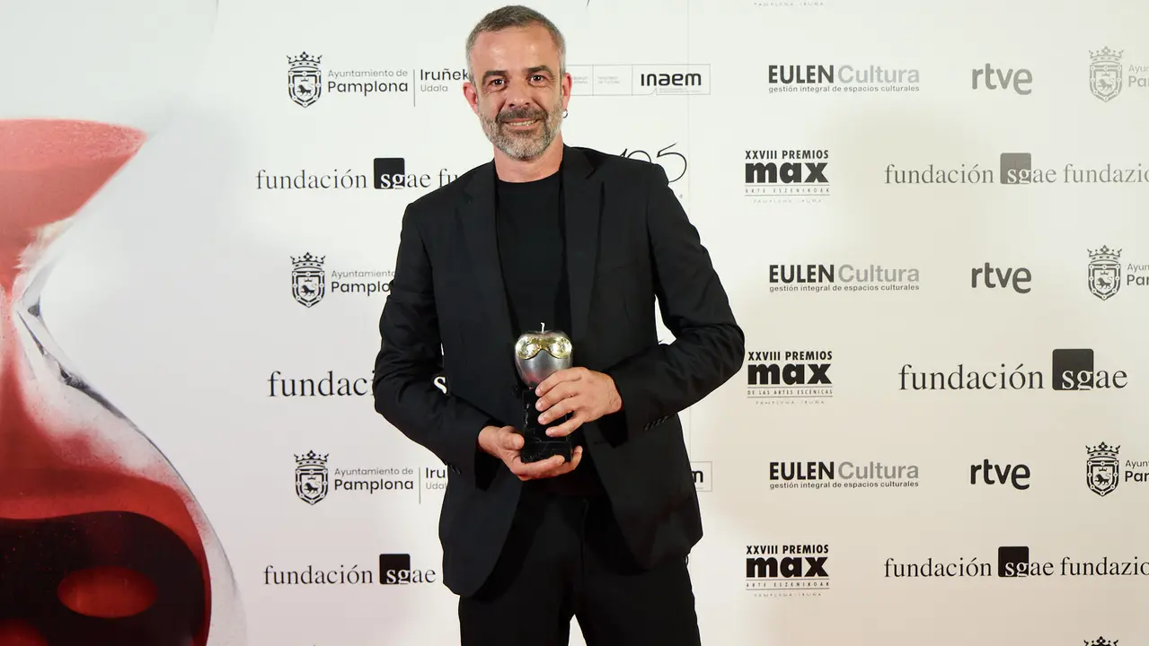Premiados en la XXVIII edición de los Premios Max de las Artes Escénicas que este año se ha celebrado en el Teatro Gayarre de Pamplona. IÑIGO ALZUGARAY