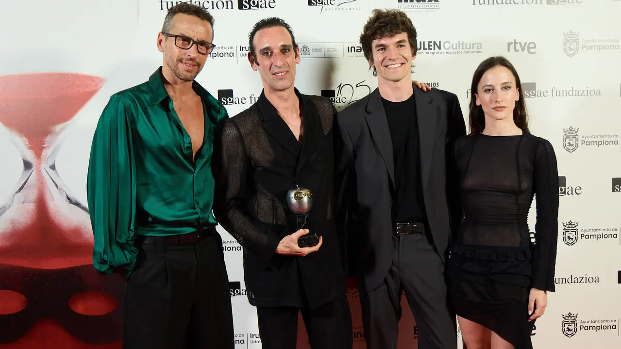 Premiados en la XXVIII edición de los Premios Max de las Artes Escénicas que este año se ha celebrado en el Teatro Gayarre de Pamplona. IÑIGO ALZUGARAY