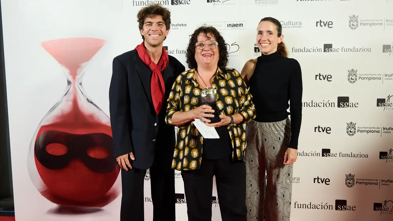 Premiados en la XXVIII edición de los Premios Max de las Artes Escénicas que este año se ha celebrado en el Teatro Gayarre de Pamplona. IÑIGO ALZUGARAY