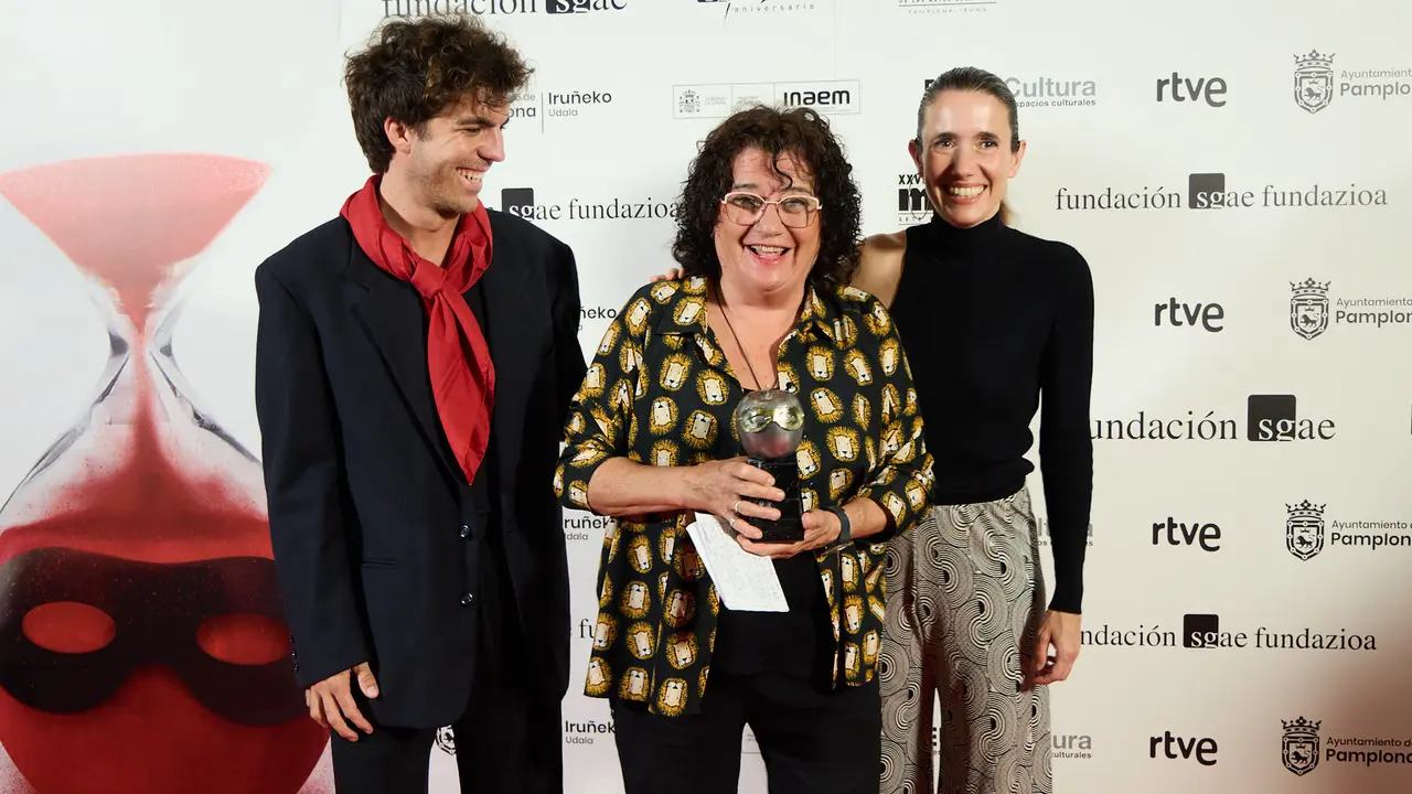 Premiados en la XXVIII edición de los Premios Max de las Artes Escénicas que este año se ha celebrado en el Teatro Gayarre de Pamplona. IÑIGO ALZUGARAY