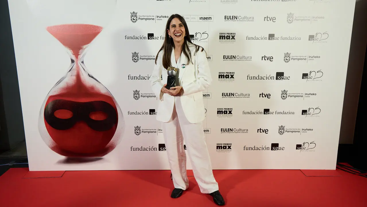 Premiados en la XXVIII edición de los Premios Max de las Artes Escénicas que este año se ha celebrado en el Teatro Gayarre de Pamplona. IÑIGO ALZUGARAY