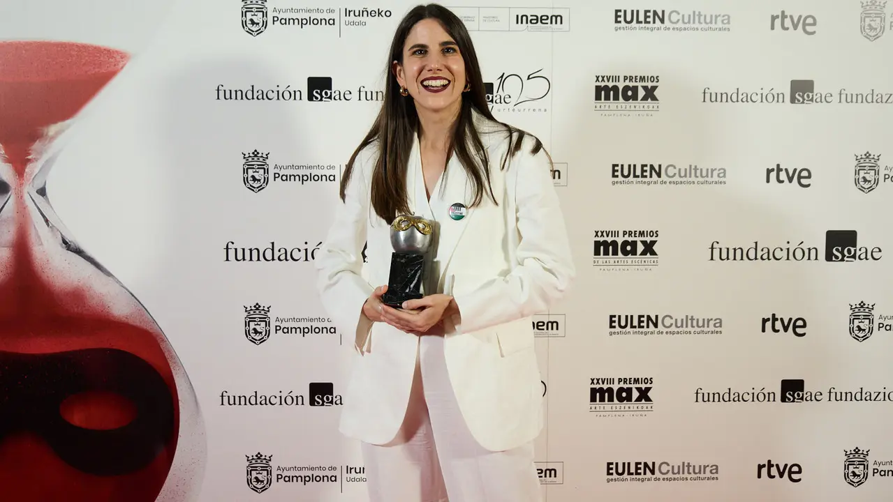 Premiados en la XXVIII edición de los Premios Max de las Artes Escénicas que este año se ha celebrado en el Teatro Gayarre de Pamplona. IÑIGO ALZUGARAY