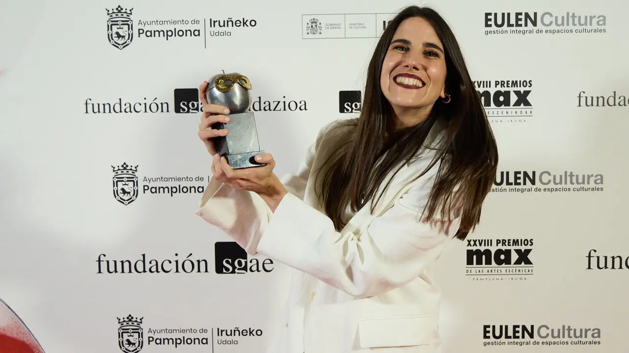 Premiados en la XXVIII edición de los Premios Max de las Artes Escénicas que este año se ha celebrado en el Teatro Gayarre de Pamplona. IÑIGO ALZUGARAY