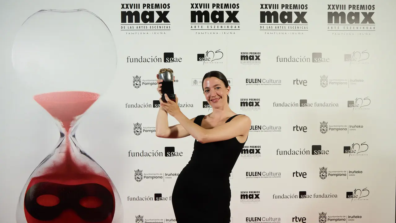 Premiados en la XXVIII edición de los Premios Max de las Artes Escénicas que este año se ha celebrado en el Teatro Gayarre de Pamplona. IÑIGO ALZUGARAY