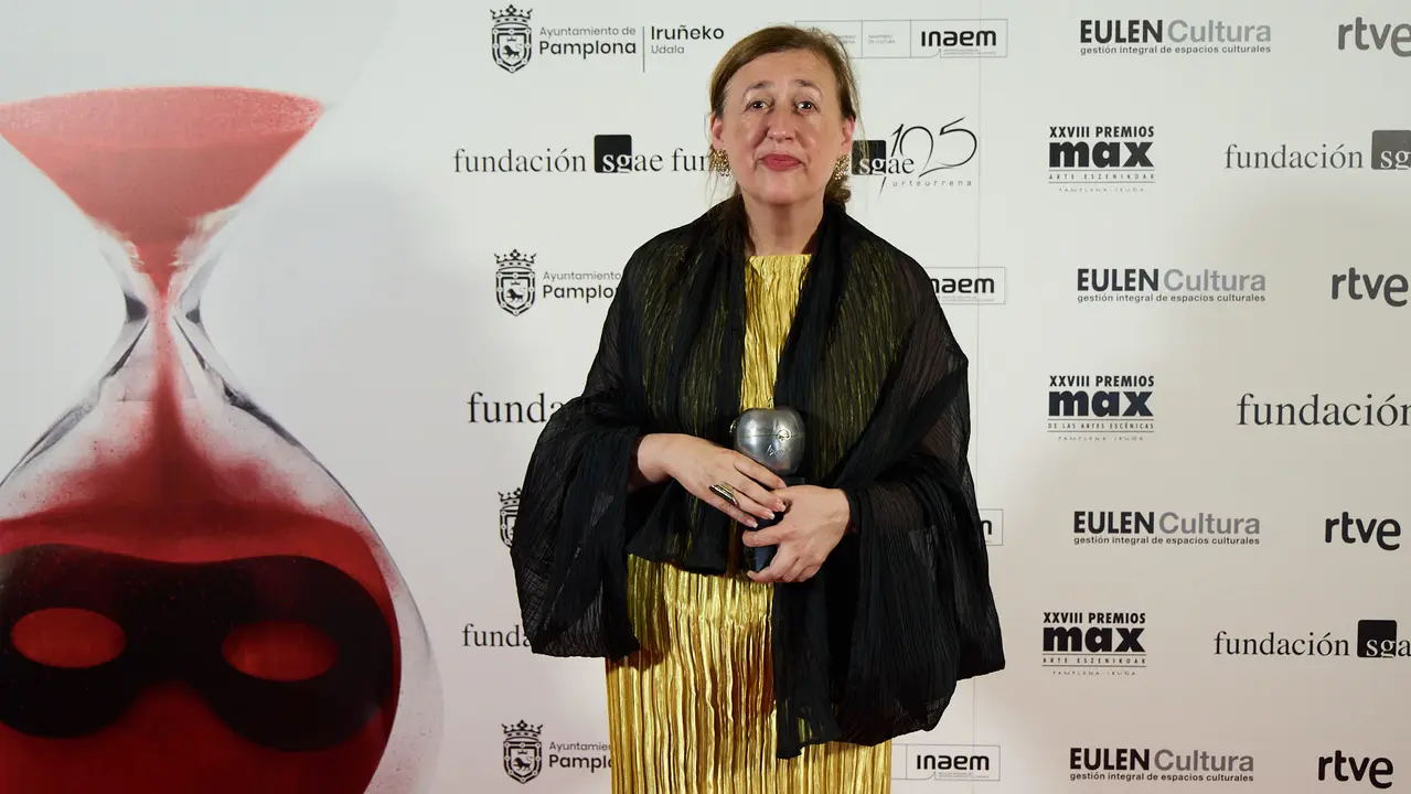 Premiados en la XXVIII edición de los Premios Max de las Artes Escénicas que este año se ha celebrado en el Teatro Gayarre de Pamplona. IÑIGO ALZUGARAY