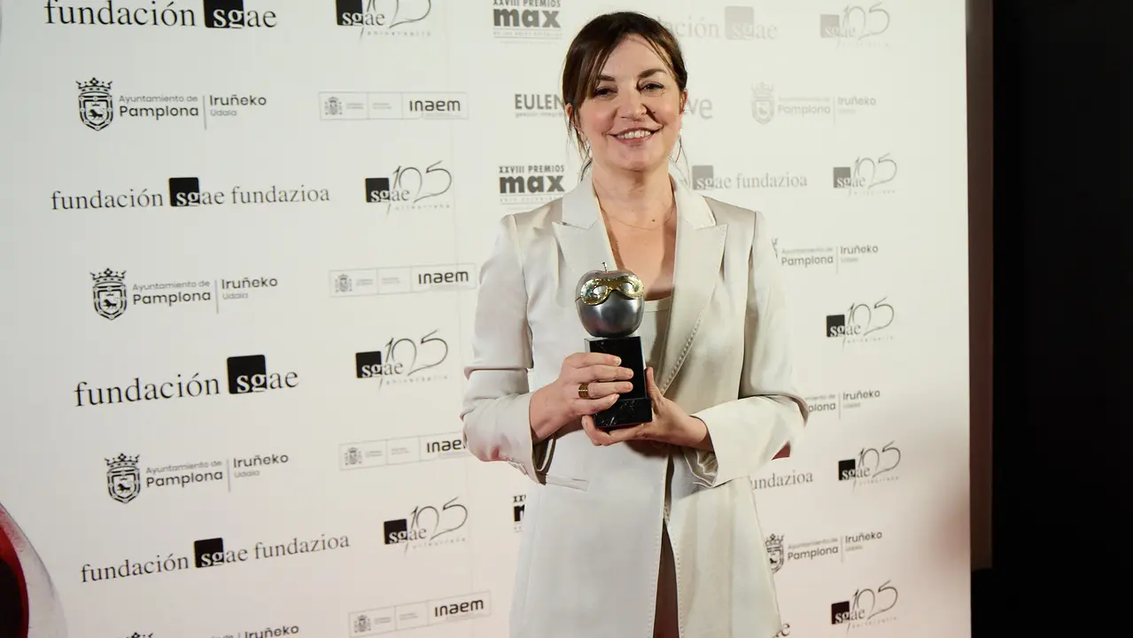 Premiados en la XXVIII edición de los Premios Max de las Artes Escénicas que este año se ha celebrado en el Teatro Gayarre de Pamplona. IÑIGO ALZUGARAY