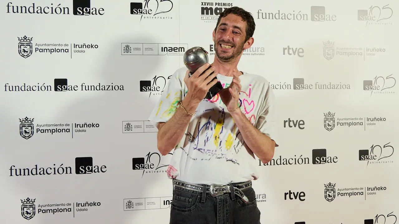 Premiados en la XXVIII edición de los Premios Max de las Artes Escénicas que este año se ha celebrado en el Teatro Gayarre de Pamplona. IÑIGO ALZUGARAY