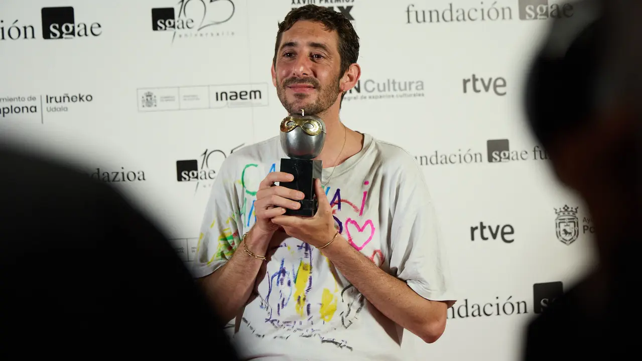 Premiados en la XXVIII edición de los Premios Max de las Artes Escénicas que este año se ha celebrado en el Teatro Gayarre de Pamplona. IÑIGO ALZUGARAY