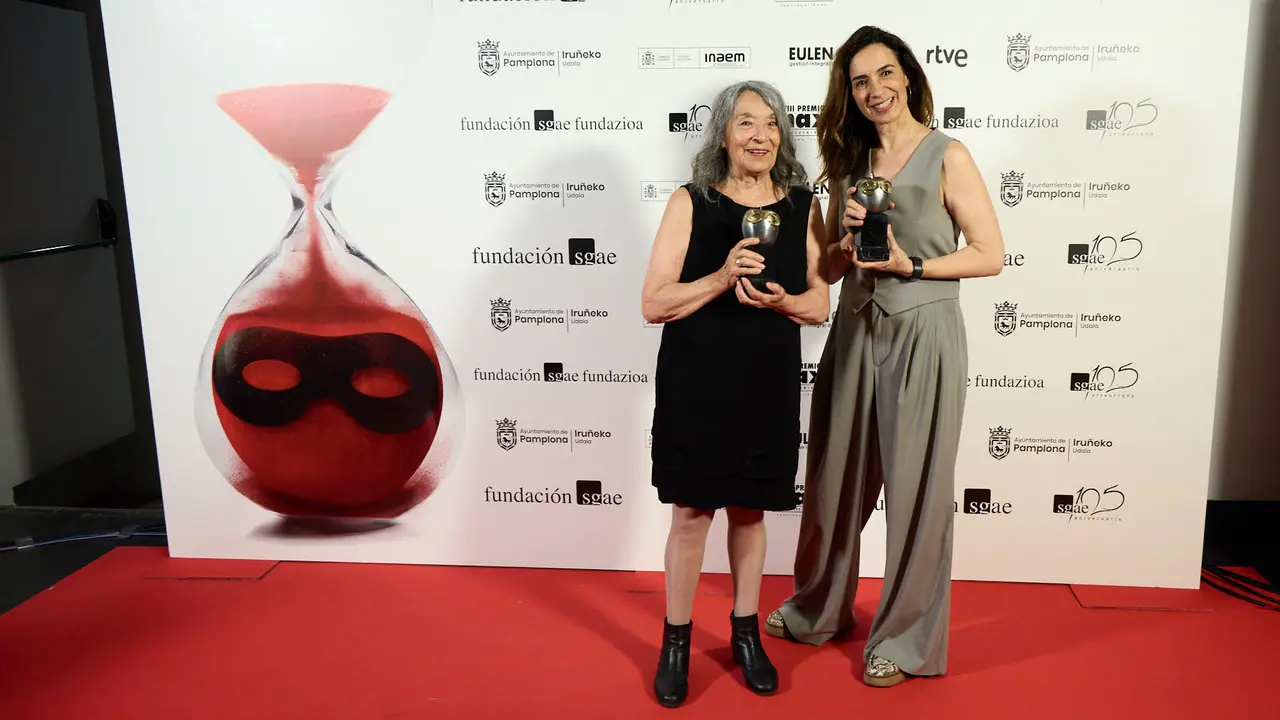 Premiados en la XXVIII edición de los Premios Max de las Artes Escénicas que este año se ha celebrado en el Teatro Gayarre de Pamplona. IÑIGO ALZUGARAY